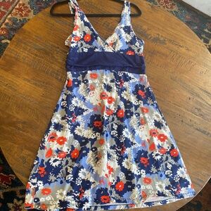 Patagonia Organic Cotton floral sun dress size M.